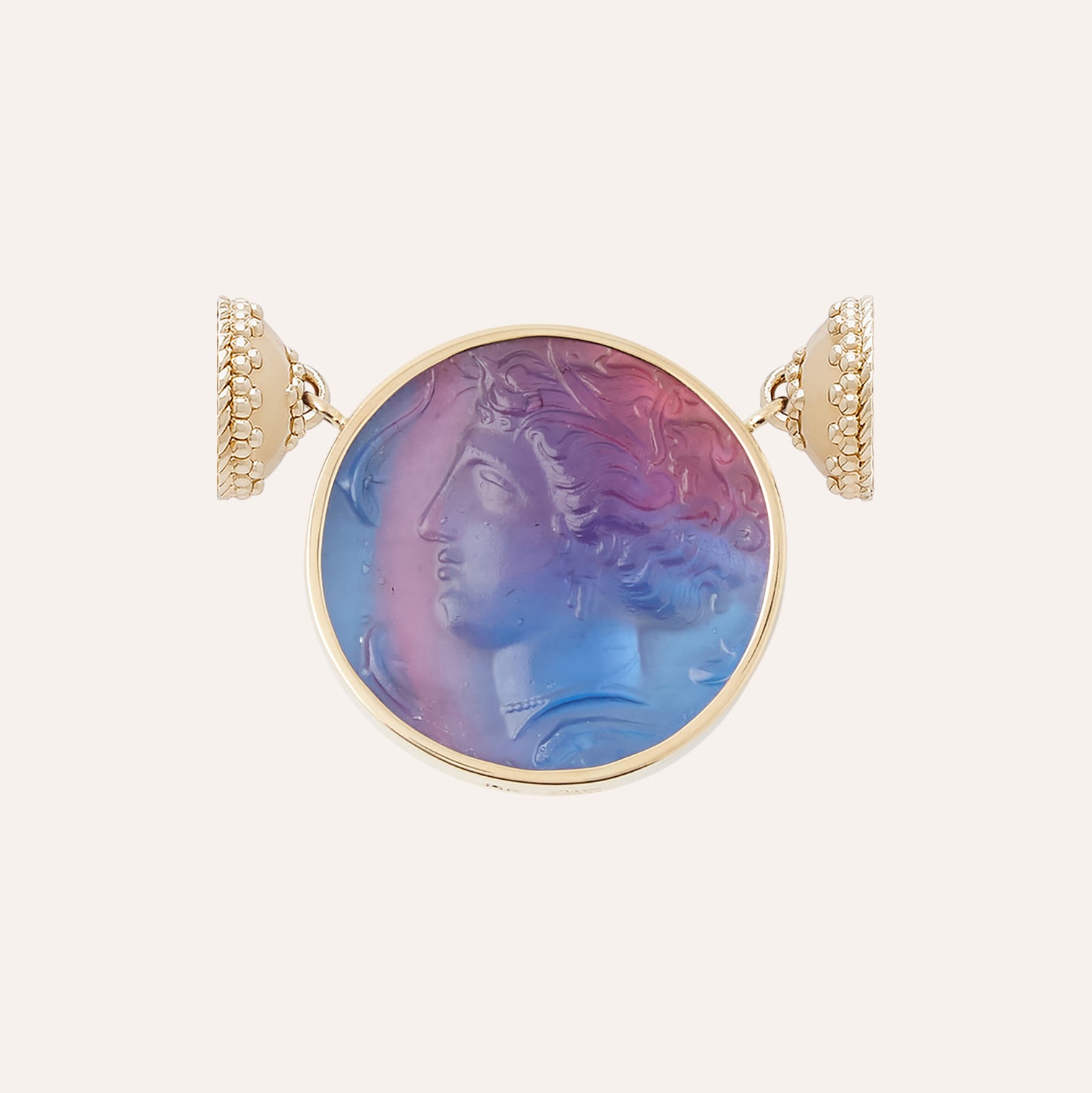Classic Muse Cameo Ocean Amethyst Chiara Glasss
