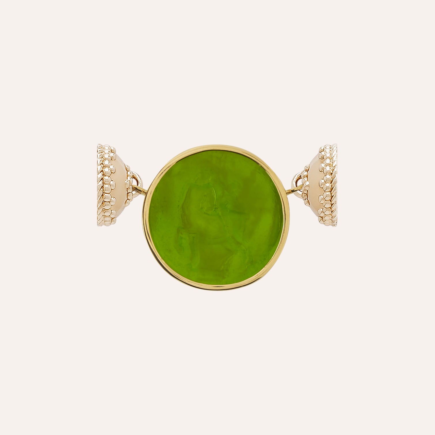 Classic Centaur Peridot Italian Glass
