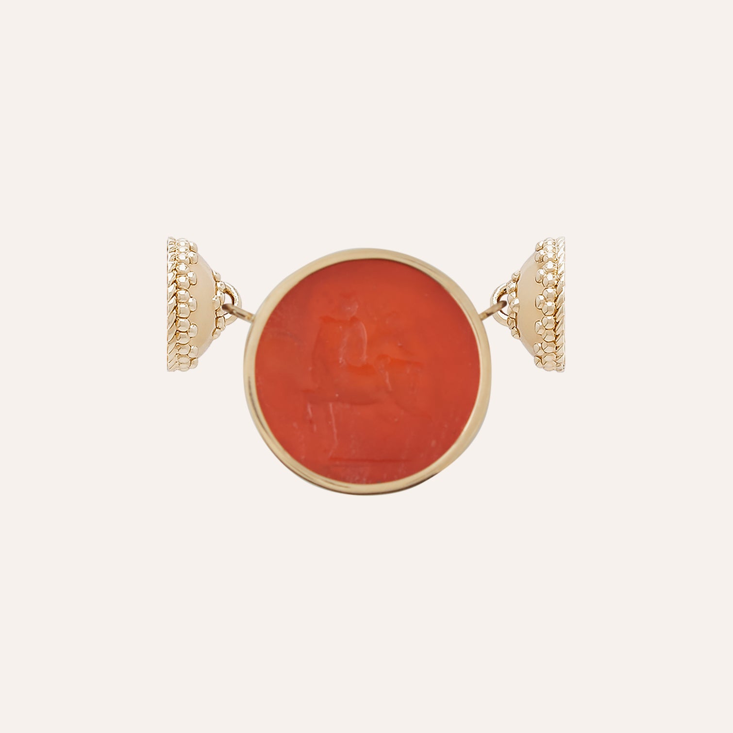 Classic Centaur Carnelian Italian Glass