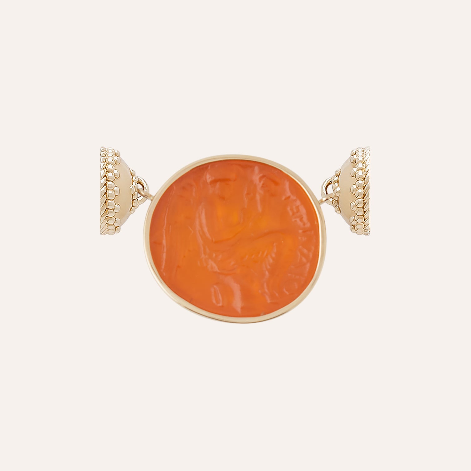 Classic Angel Guard Orange Chiara Glass