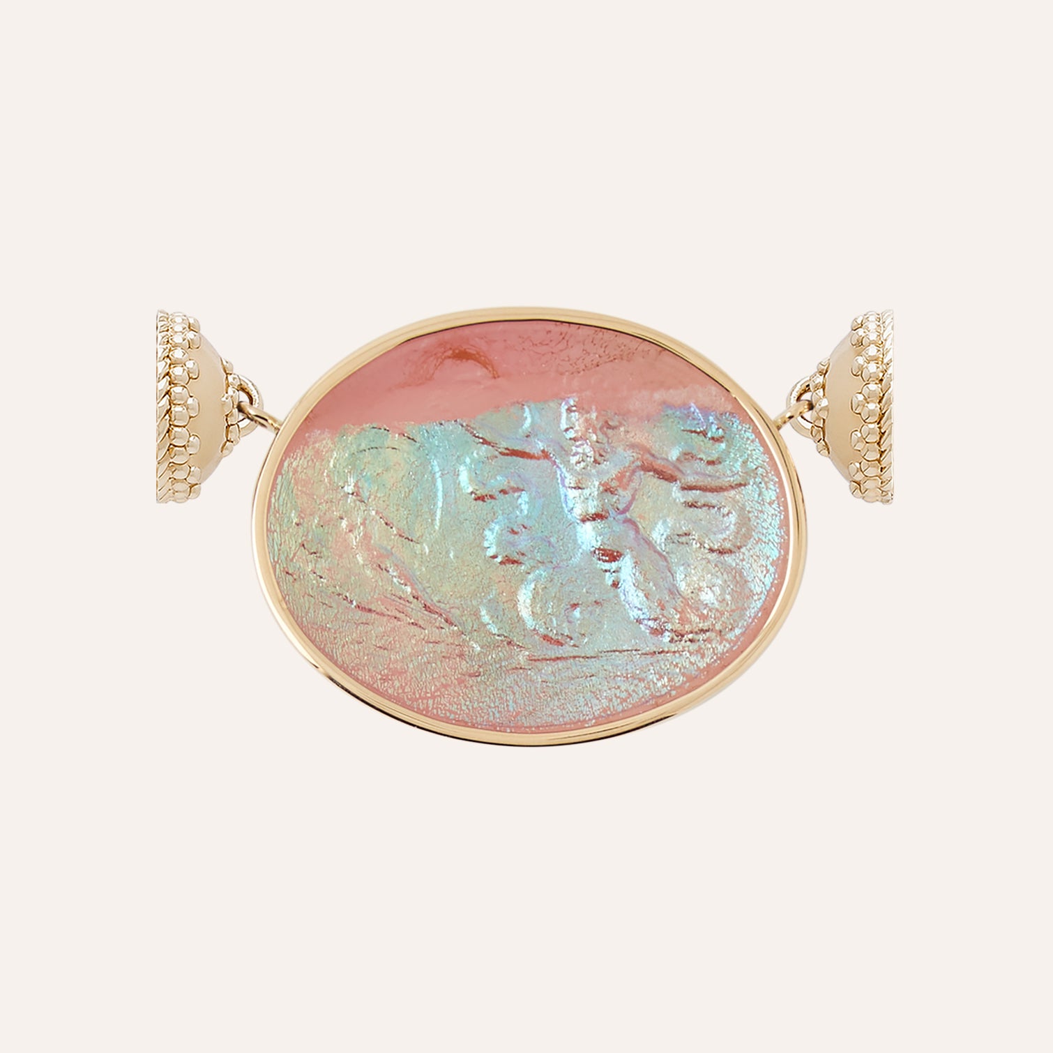 Classic Triton Iridescent Pink Chiara Glass