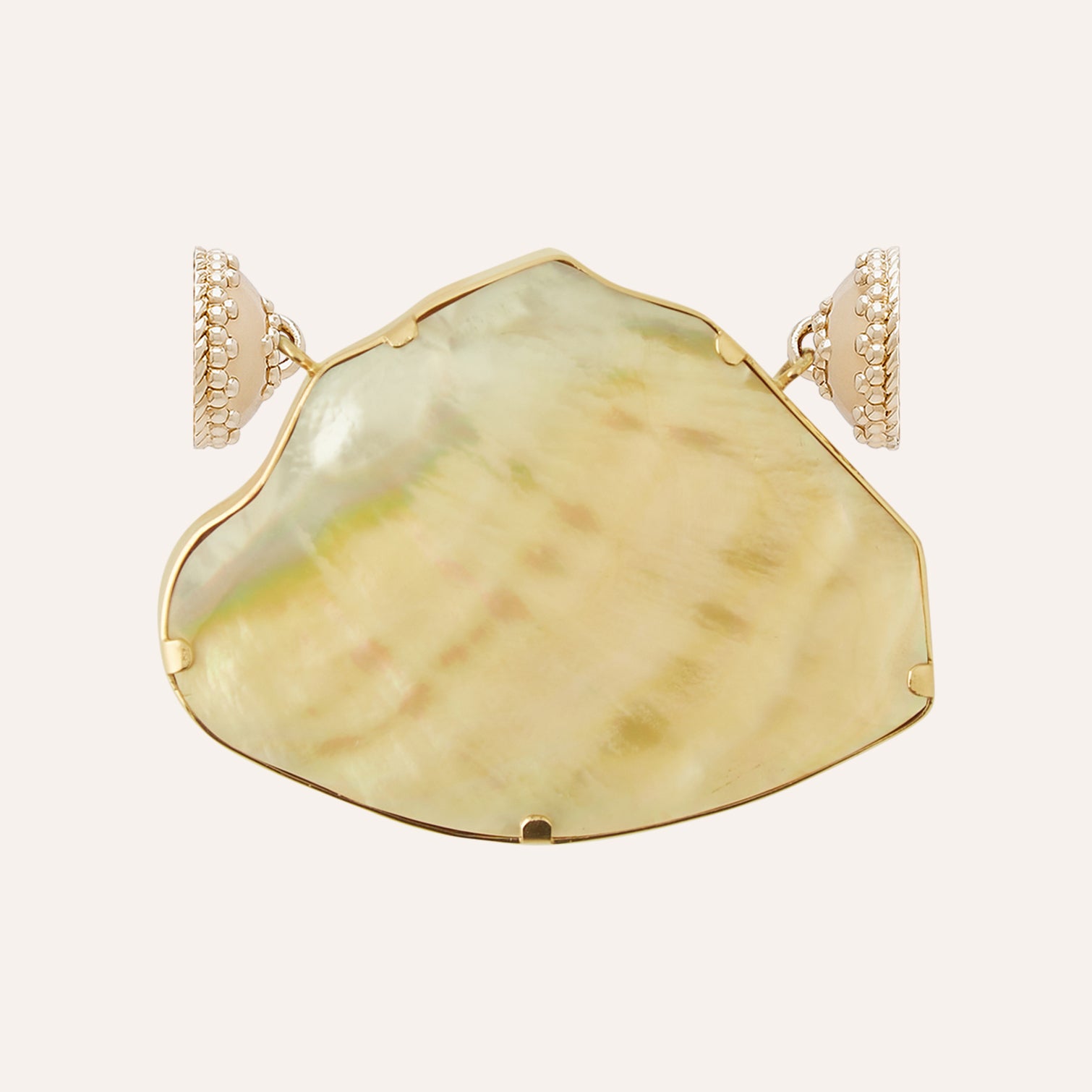 Pink and Yellow Triangular Tourmaline Centerpiece