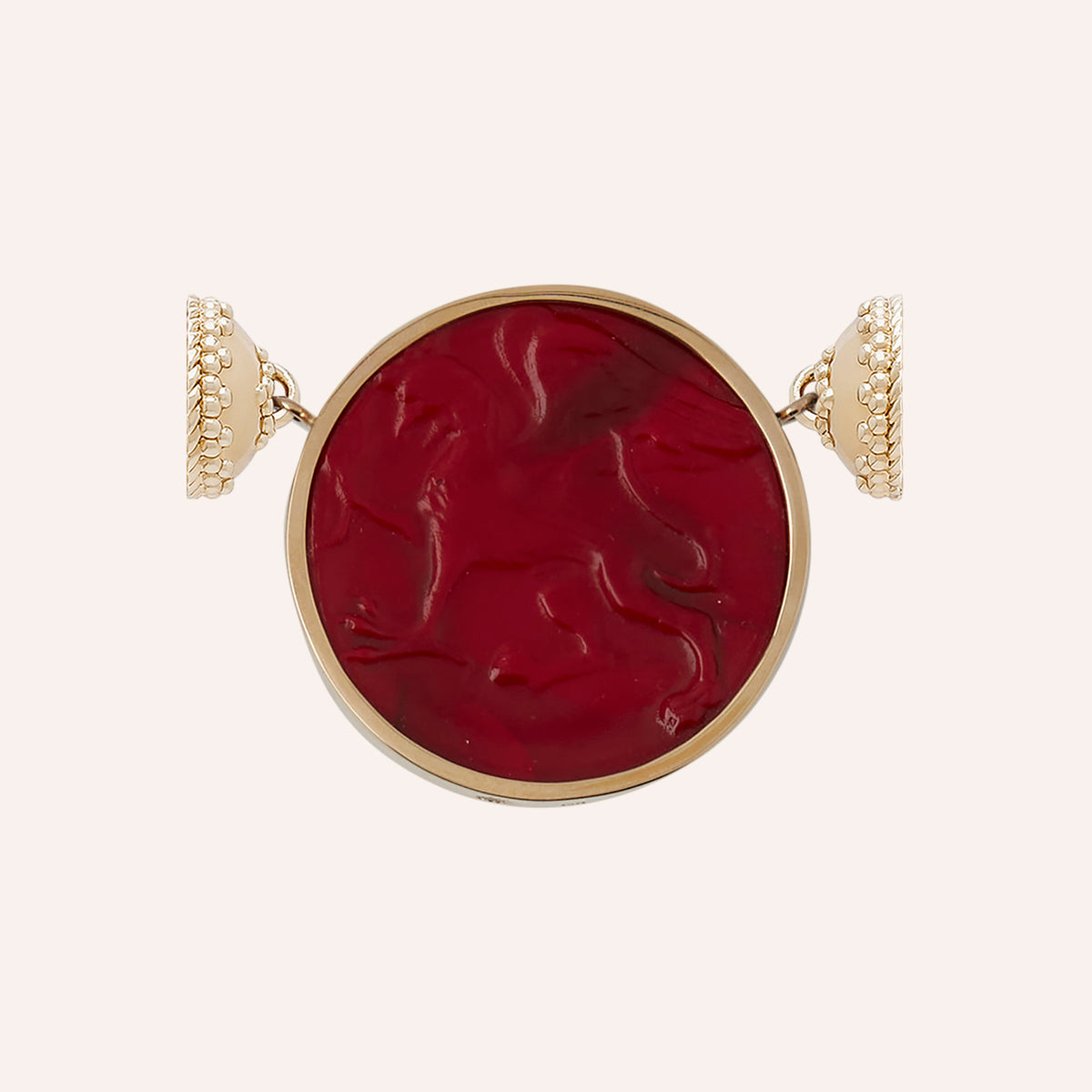 Classic Griffin Red Sangria Chiara Glass Centerpiece