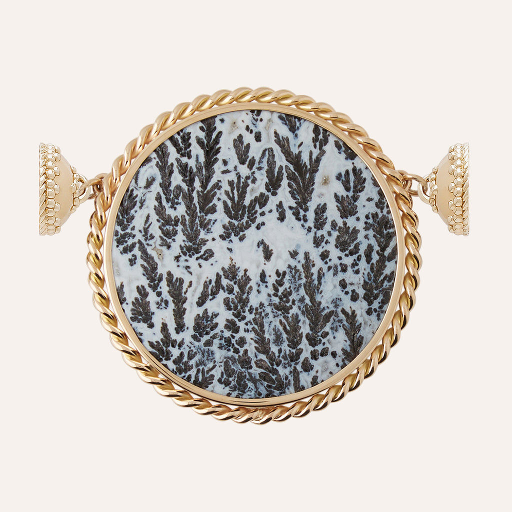 Black Agate Feather Centerpiece