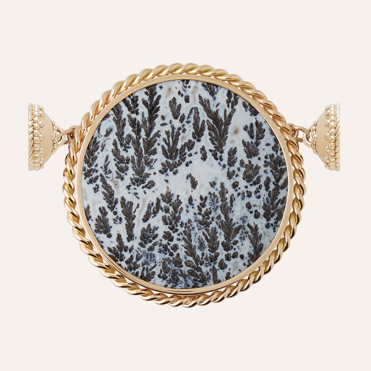 Black Agate Feather Centerpiece
