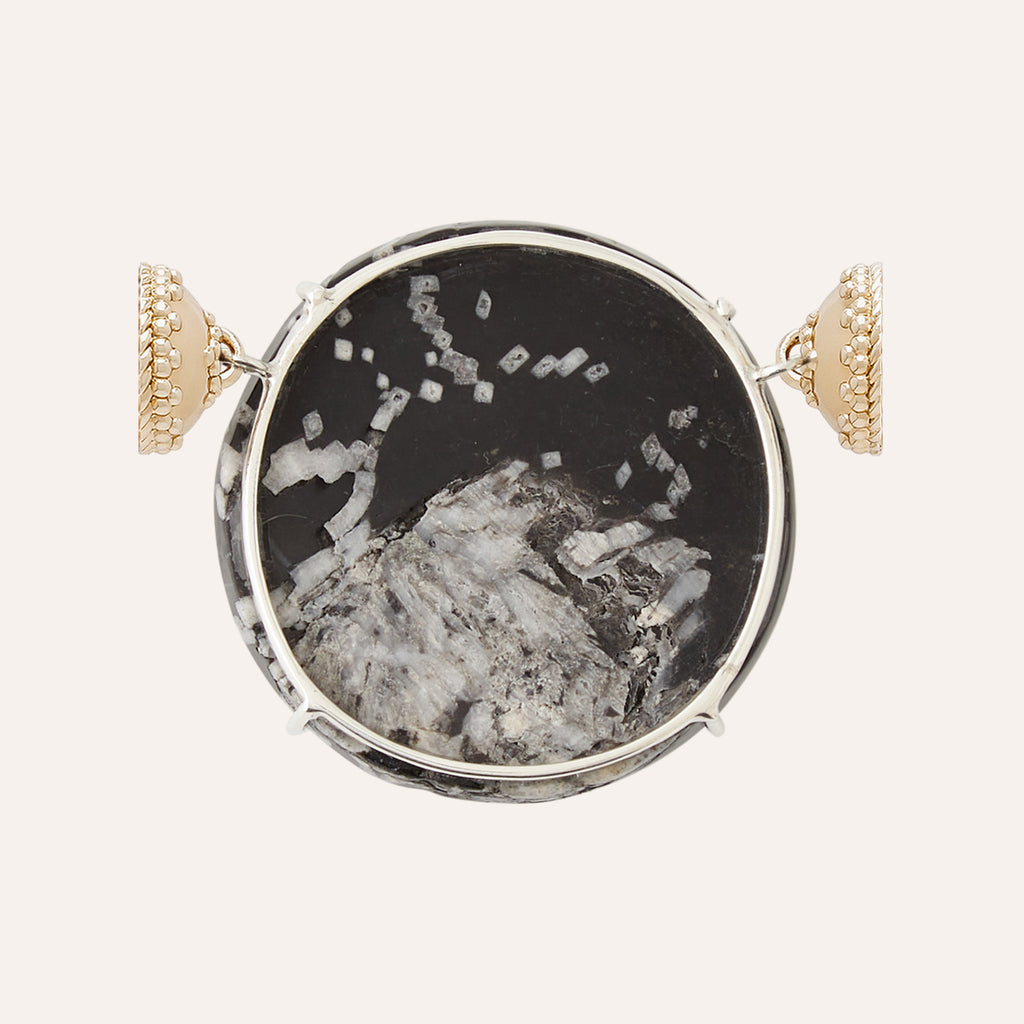 Black Chrysanthemum Round Centerpiece