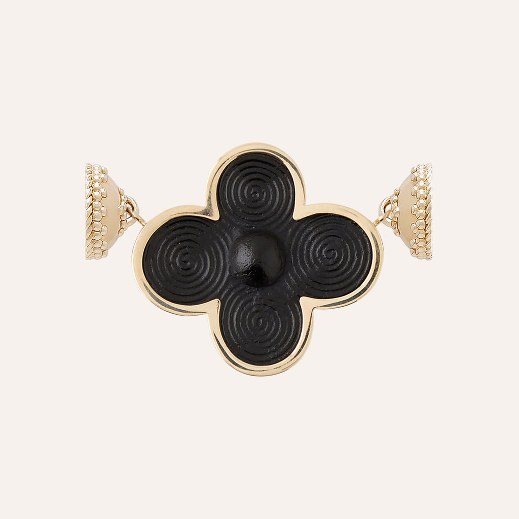 Chiara Glass Classic Black Petal