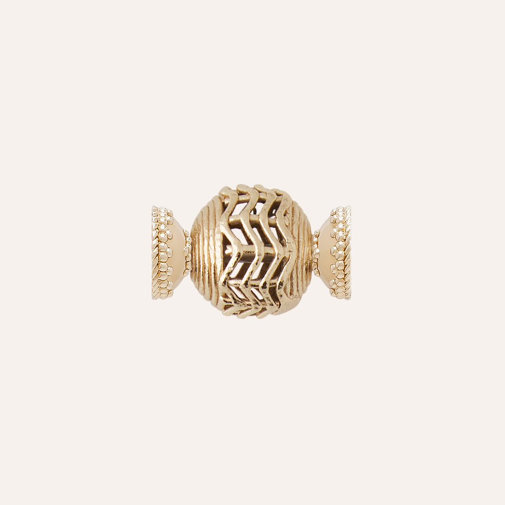 Tibetan Treasure Lattice Bead Centerpiece