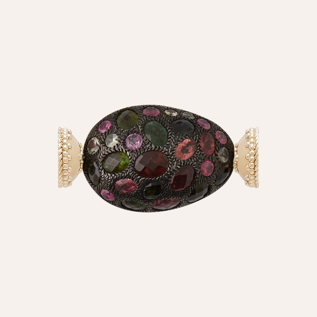 Sterling Silver Multi-Stone Centerpiece