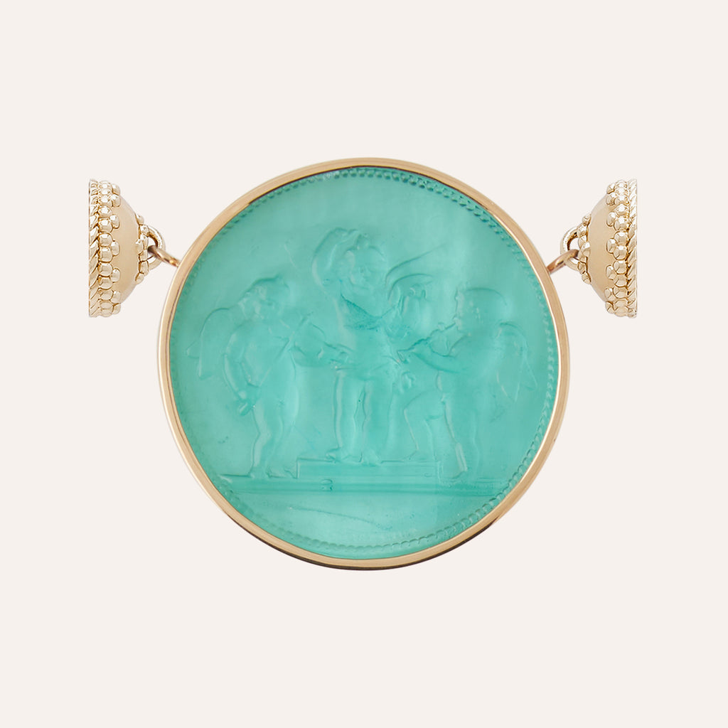 Classic Paraiba Angel Symphony Chiara Glass Centerpiece