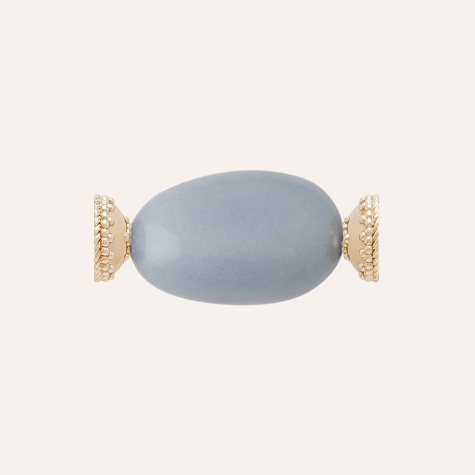 Blue Angelite Large Oval Centerpiece