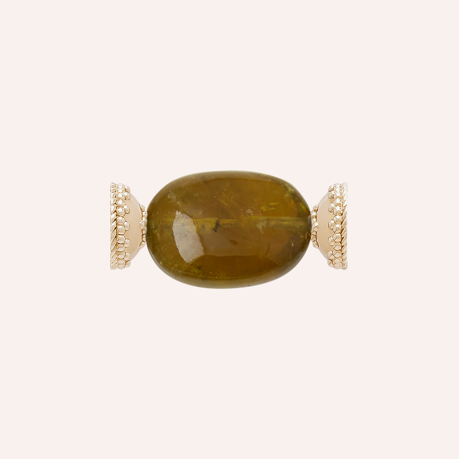 Candy Olive Green Large Tourmaline Centerpiece