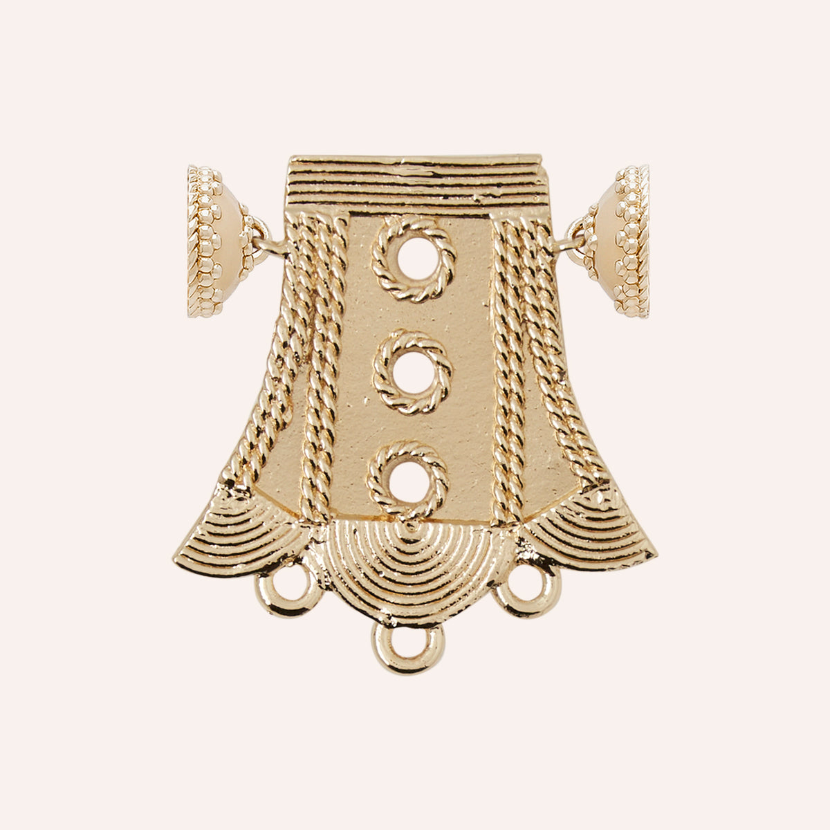 Tibetan Treasures Gold Bell Centerpiece