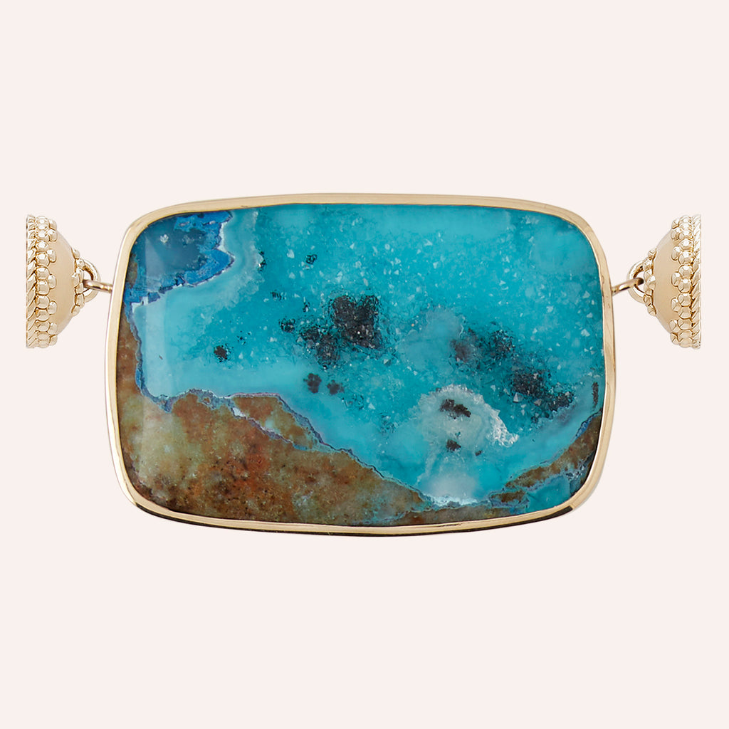 Chrysocolla Ocean Centerpiece