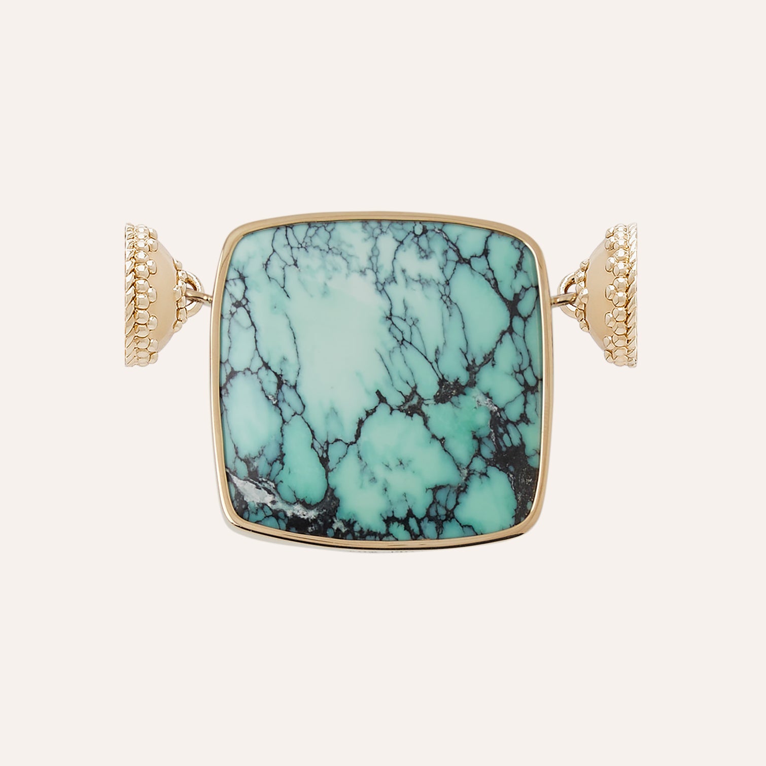 Green Persian Variscite Square Centerpiece