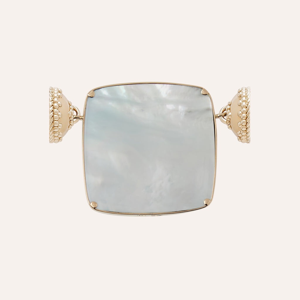 Green Persian Variscite Square Centerpiece