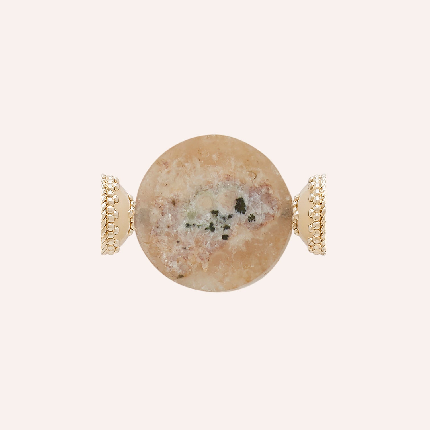 Small Citrine Round Druzy Centerpiece