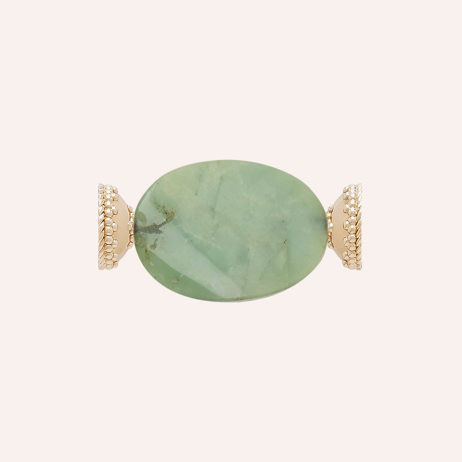 Green Chrysoprase Oval Centerpiece