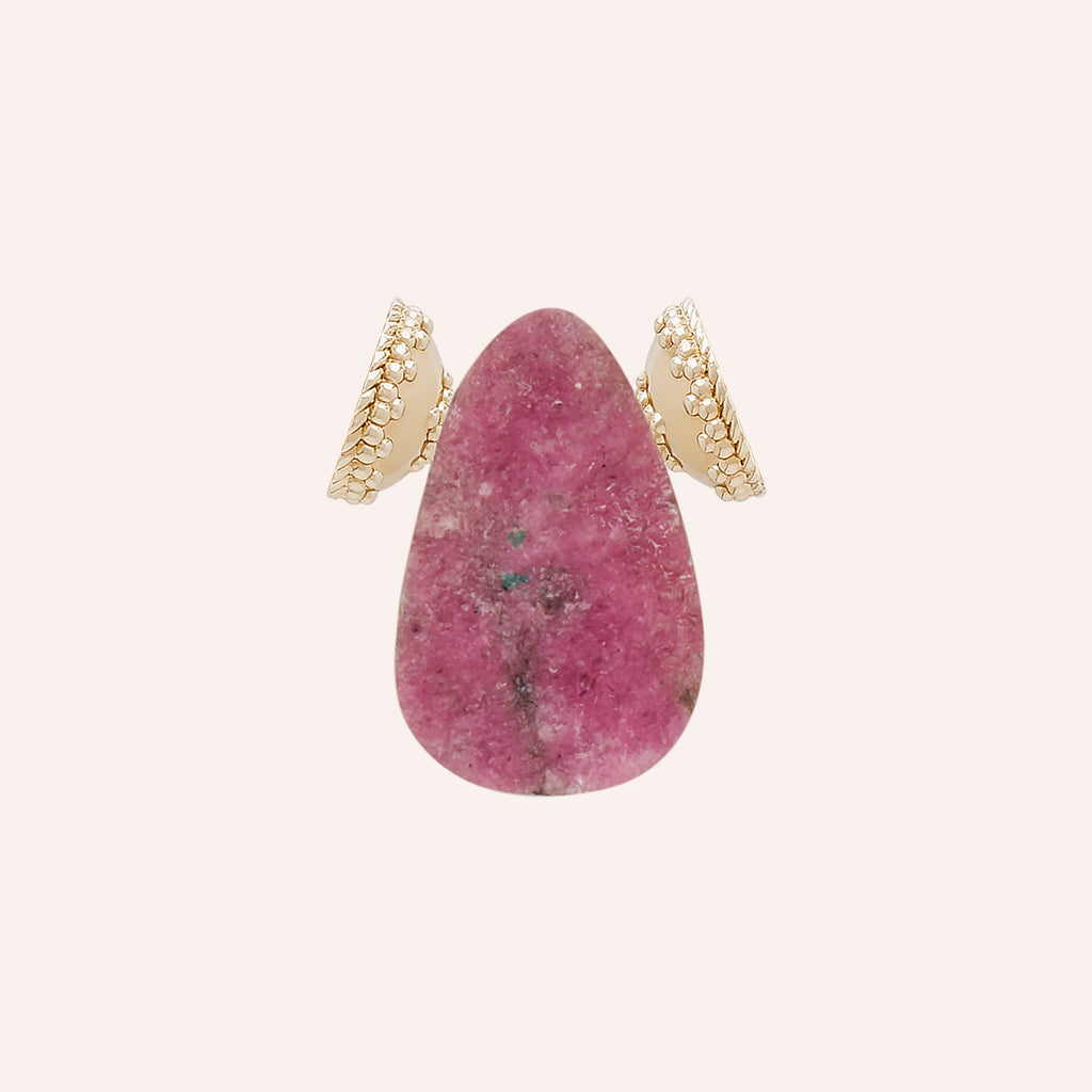 Small Pink Calcite Cobaltian Druzy Centerpiece