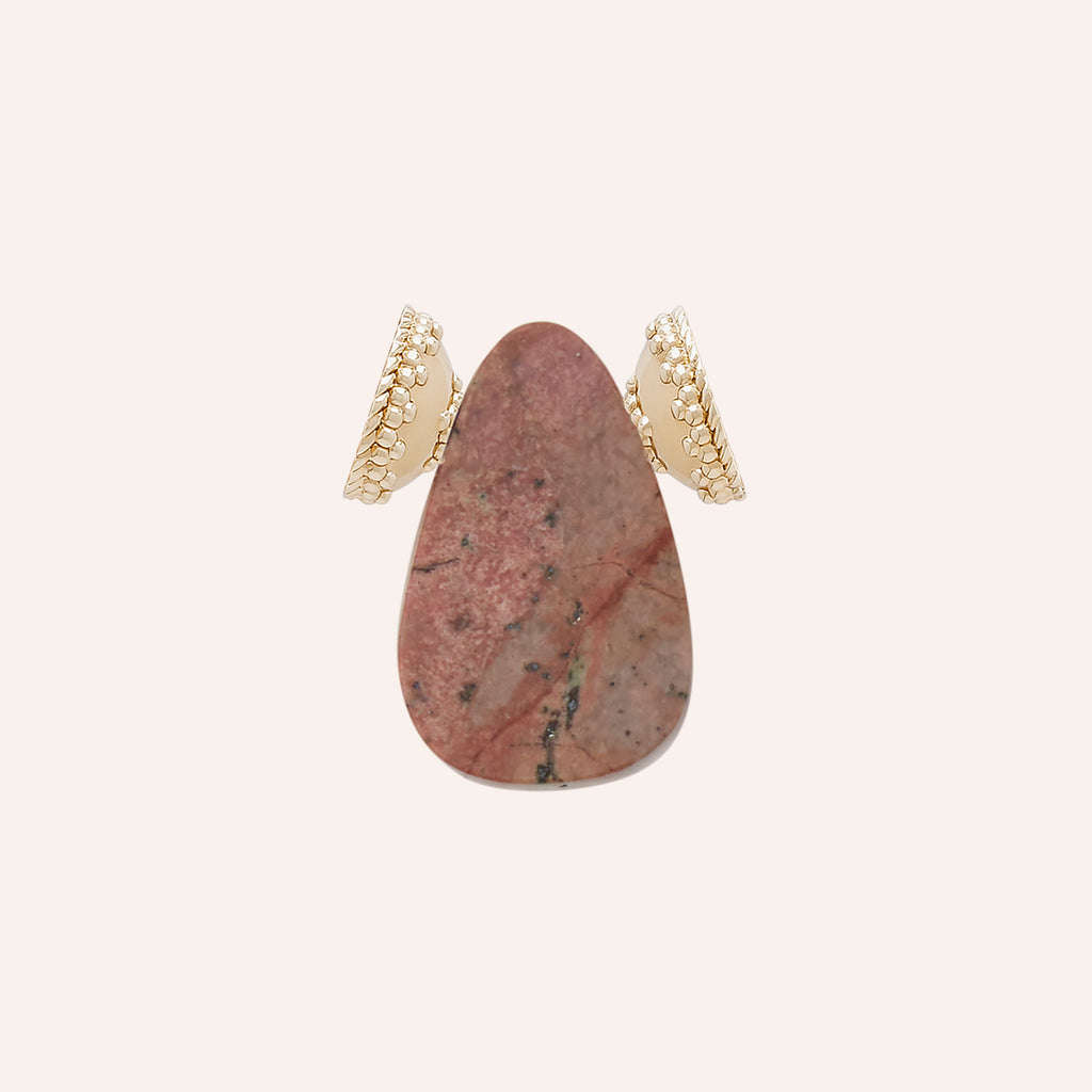 Small Pink Calcite Cobaltian Druzy Centerpiece