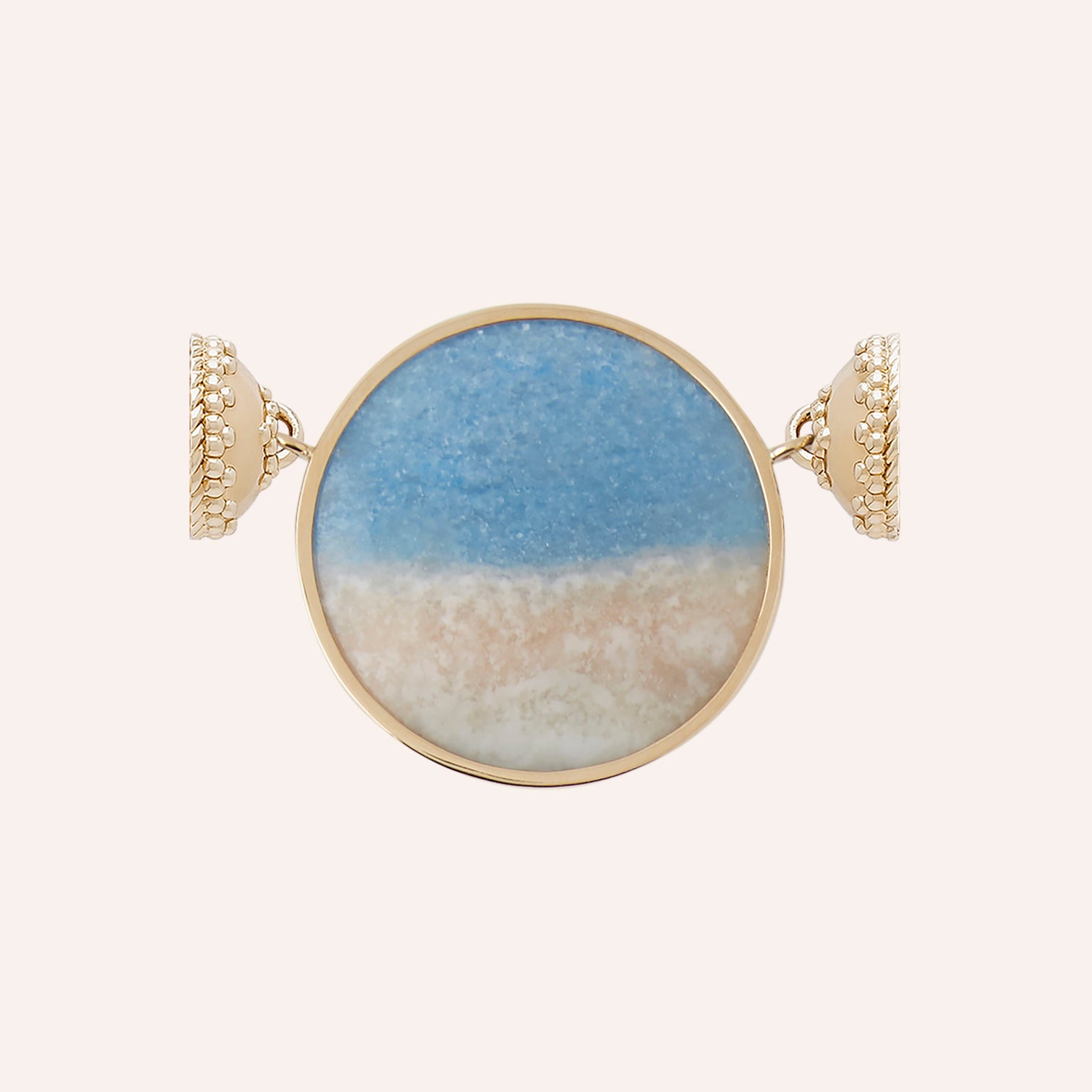 Blue Violane Oceanic Round Centerpiece