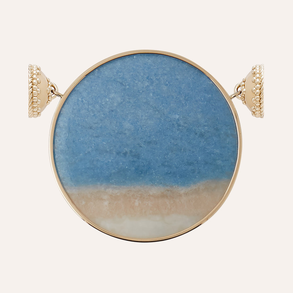 Blue Violane Oceanic Large Round Centerpiece
