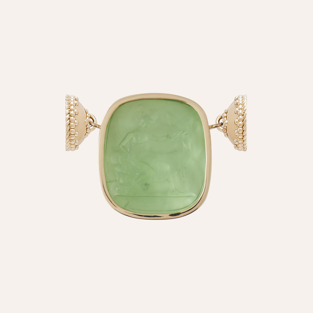 Classic Greenery Diana Chiara Glass Centerpiece