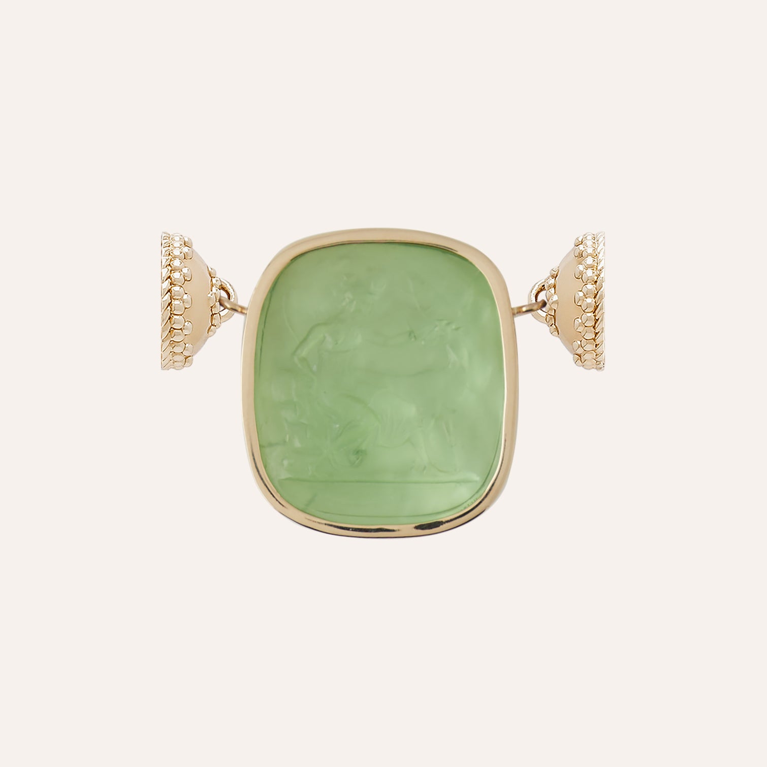 Classic Greenery Diana Chiara Glass Centerpiece