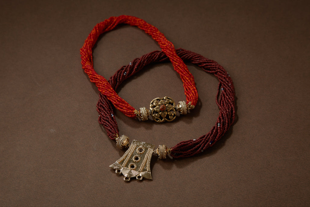 Tibetan Treasures Gold Bell Centerpiece