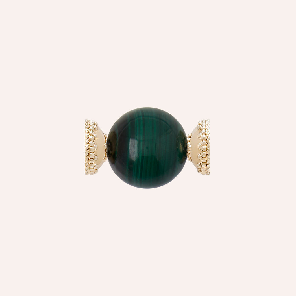 Victoire 20mm Dark Green Malachite Centerpiece