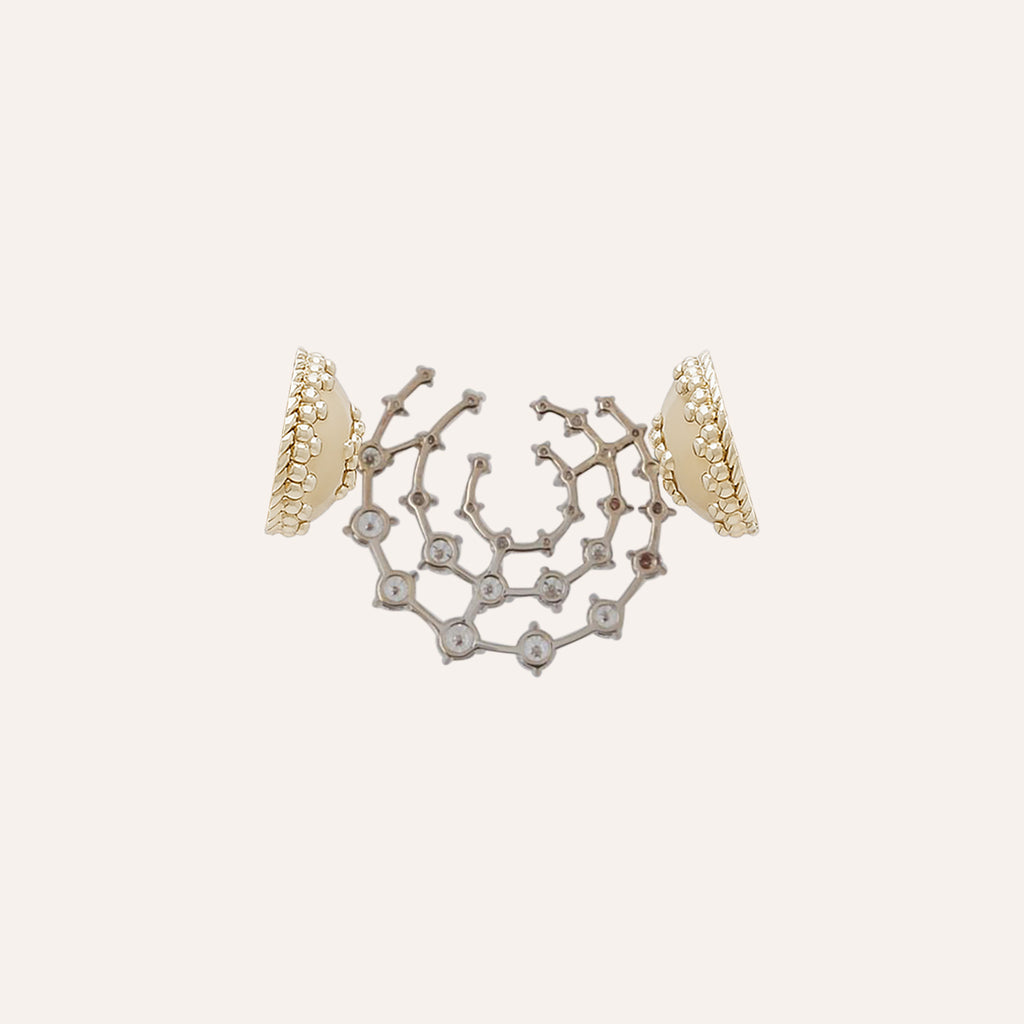 18K White Gold Diamond Constellation Centerpiece