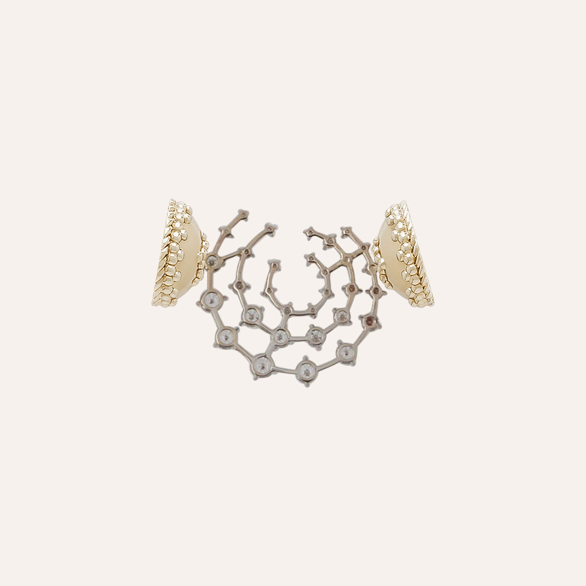 18K White Gold Diamond Constellation Centerpiece