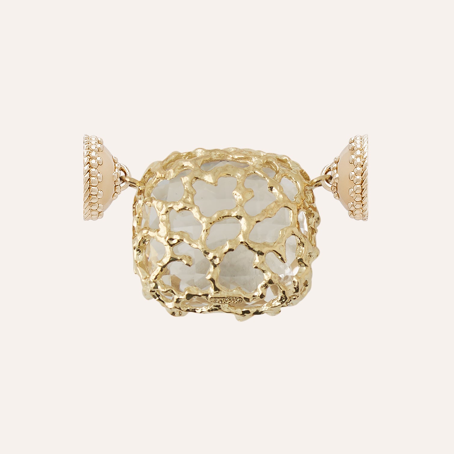 18K Rock Crystal Seaside Centerpiece