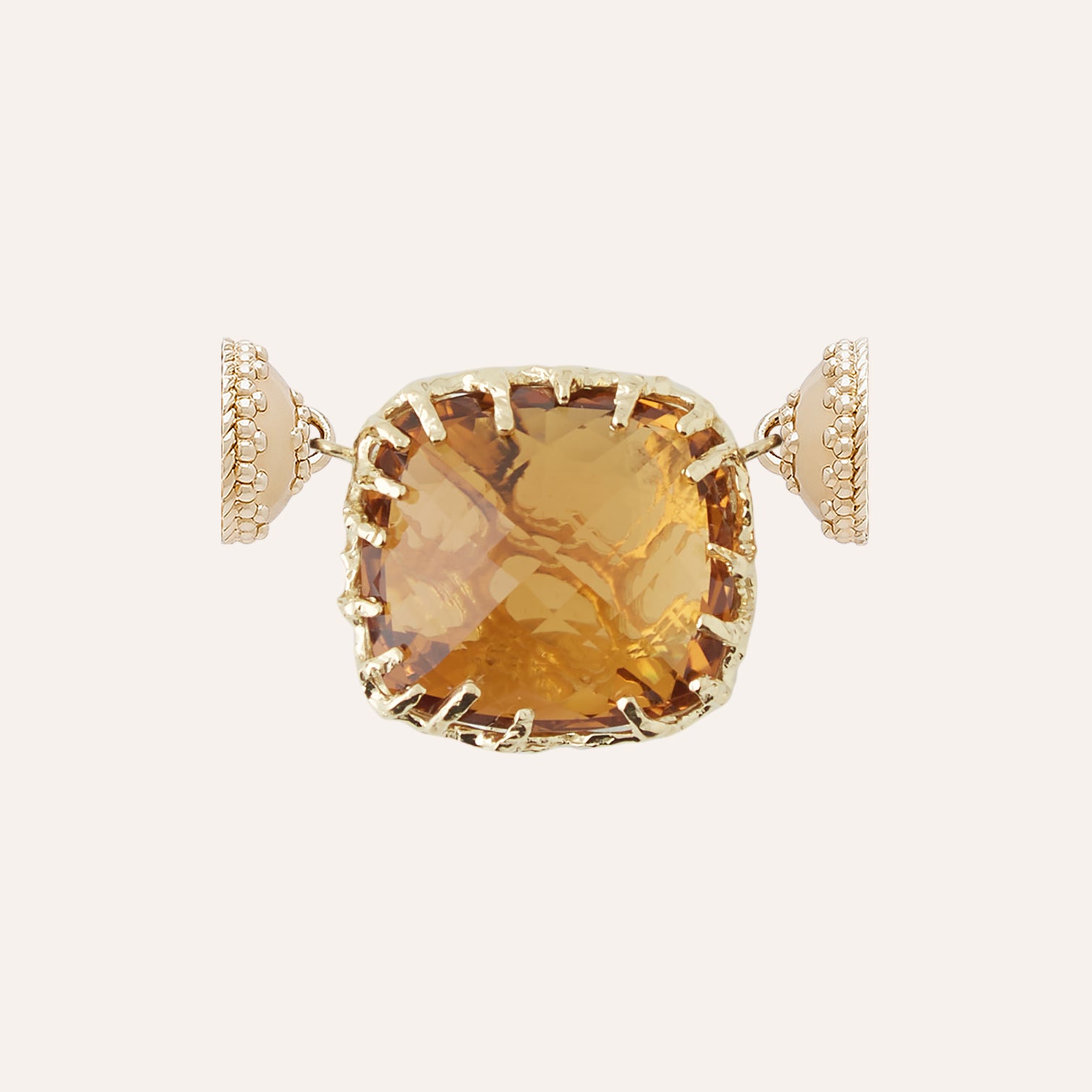 18K Seaside Citrine Centerpiece