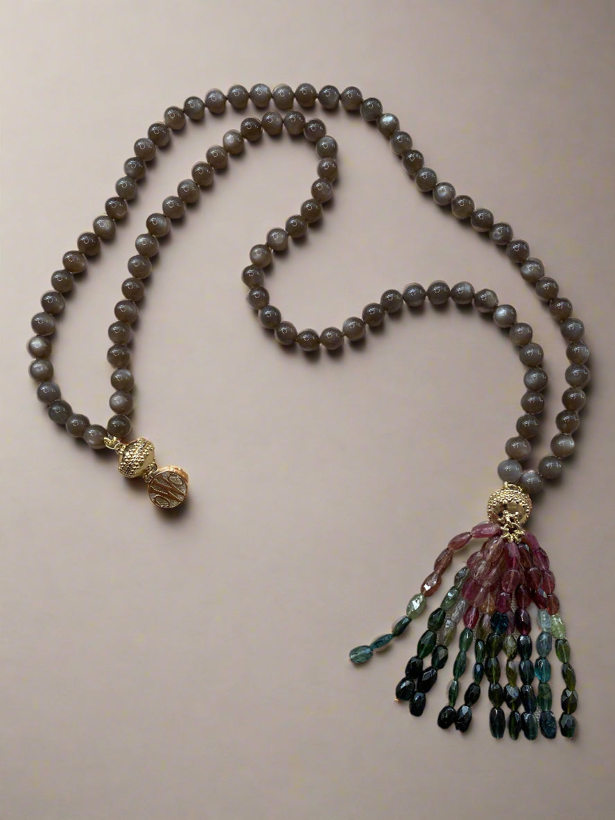 Nancy Multi Color Tourmaline Tassel