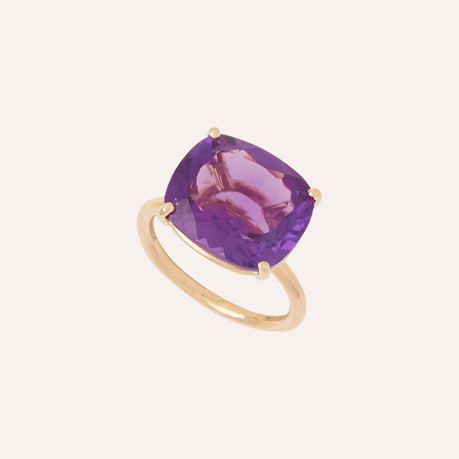 Affinity Amethyst Faceted Ring