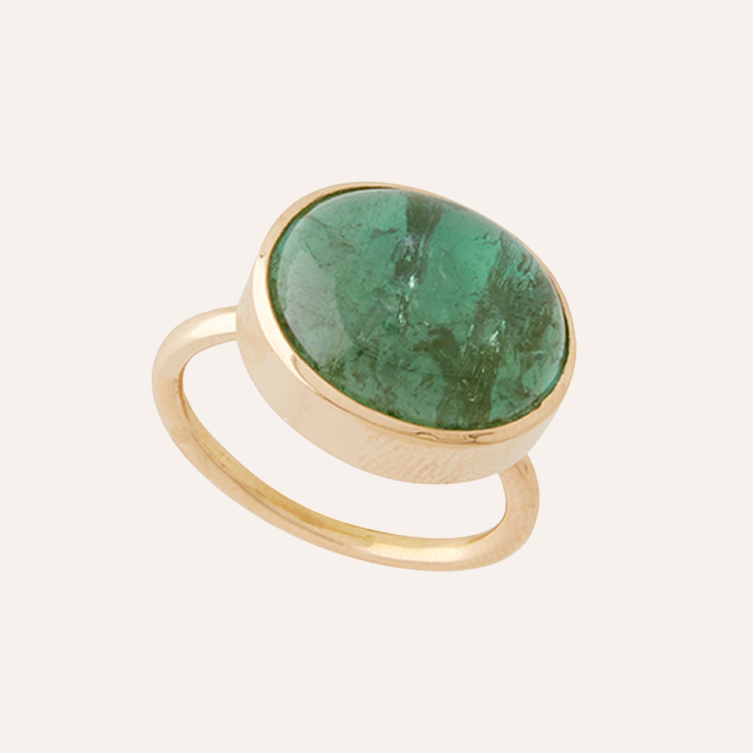 18K Candy Green Tourmaline Affinity Ring