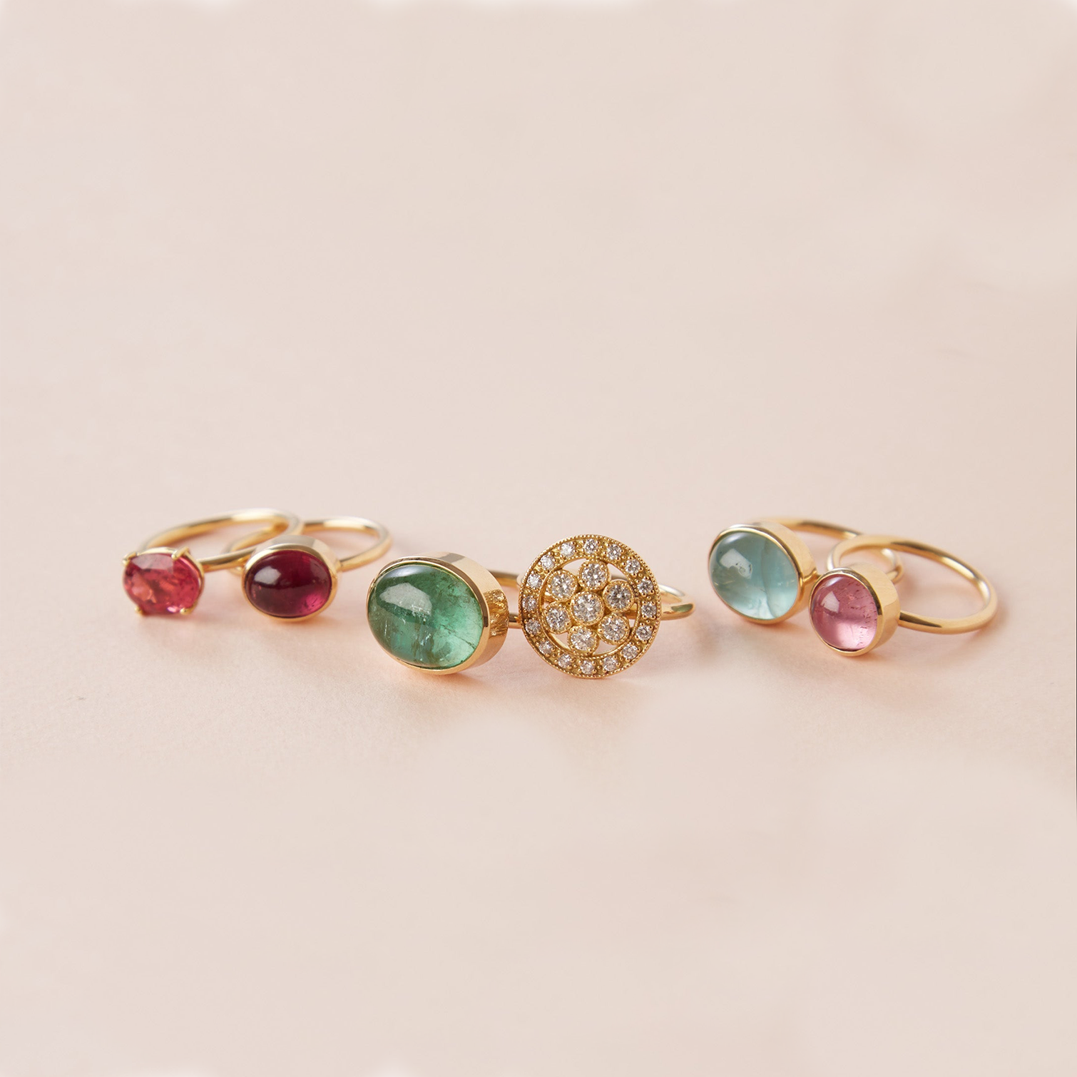 18K Pink Tourmaline Affinity Ring