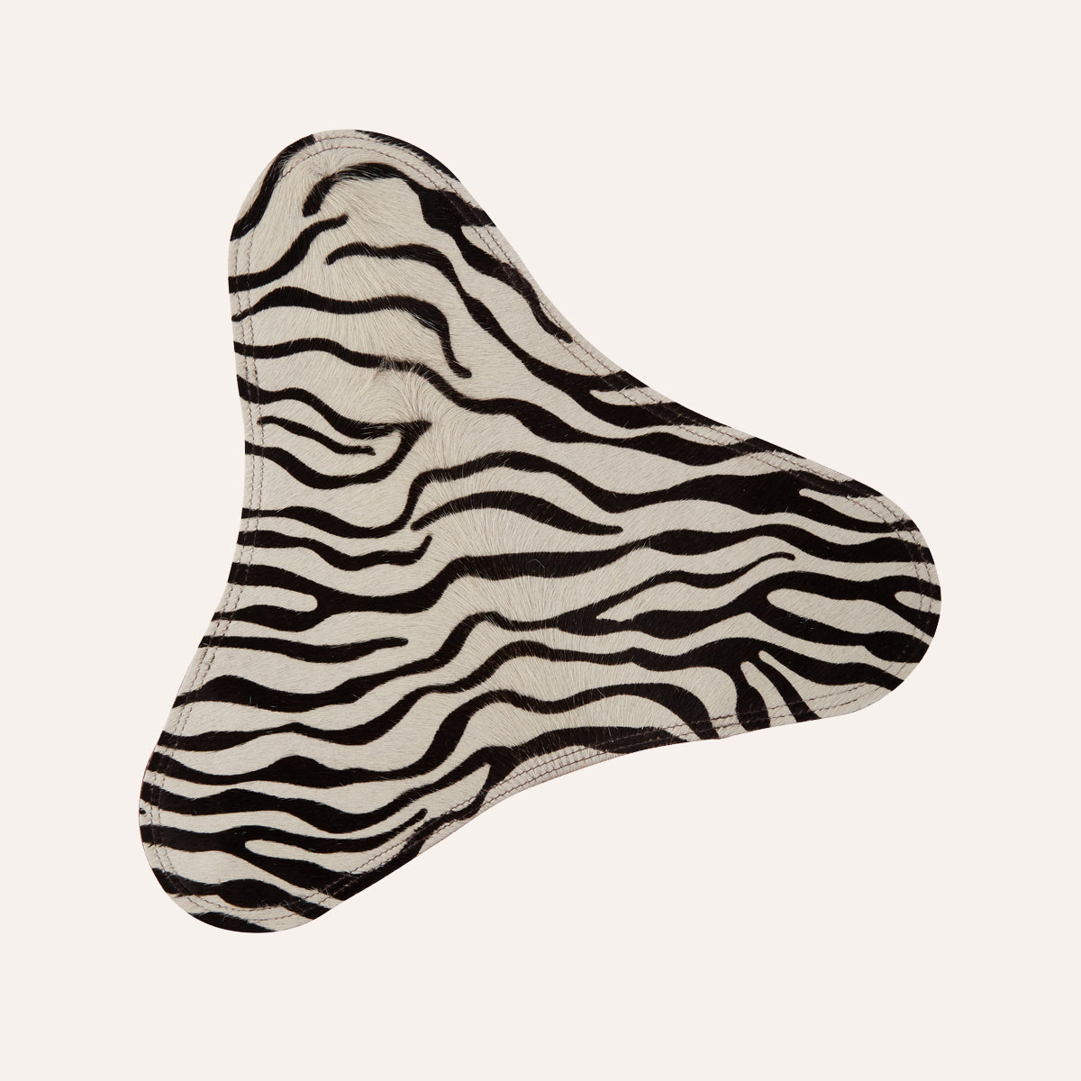 Zebra Print Petal Folding Stool