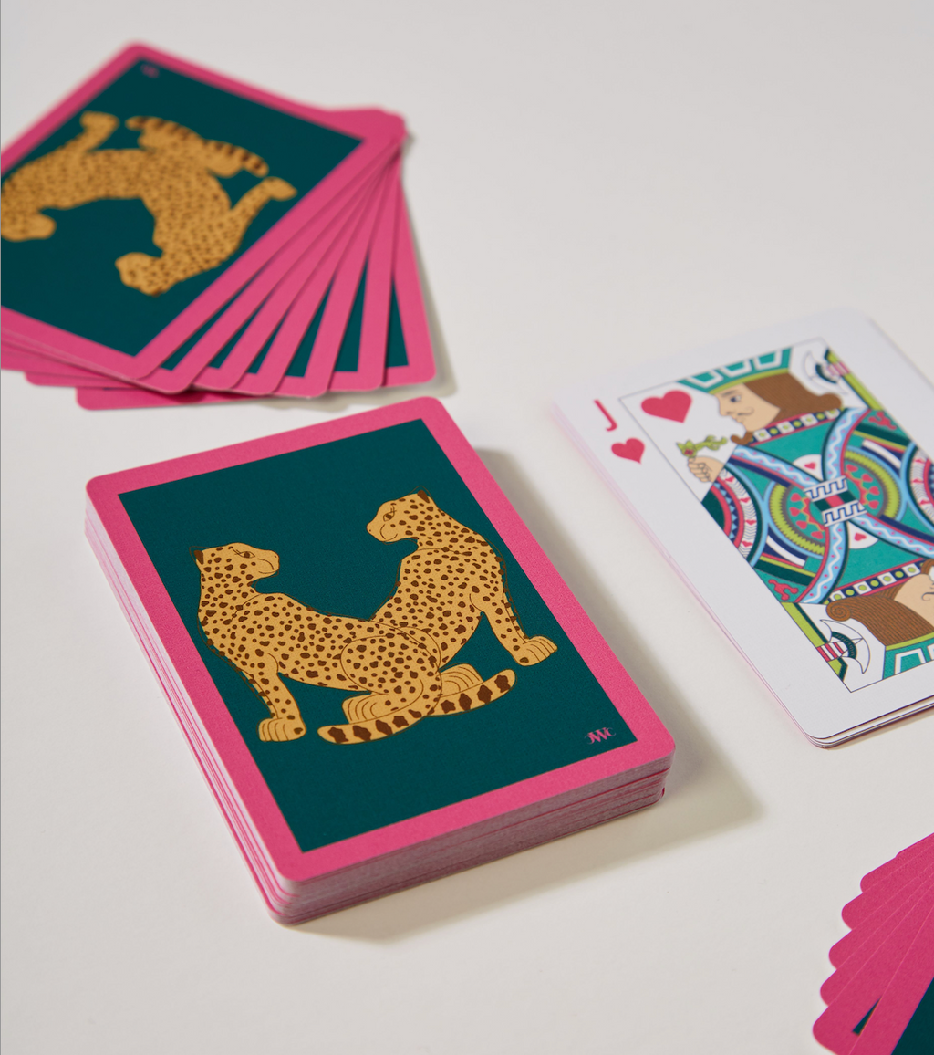 Cheetah Tango Playing Cards