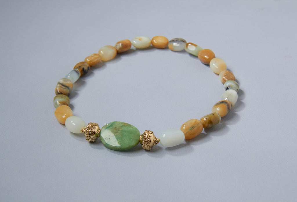 Helen Blue Opal Necklace