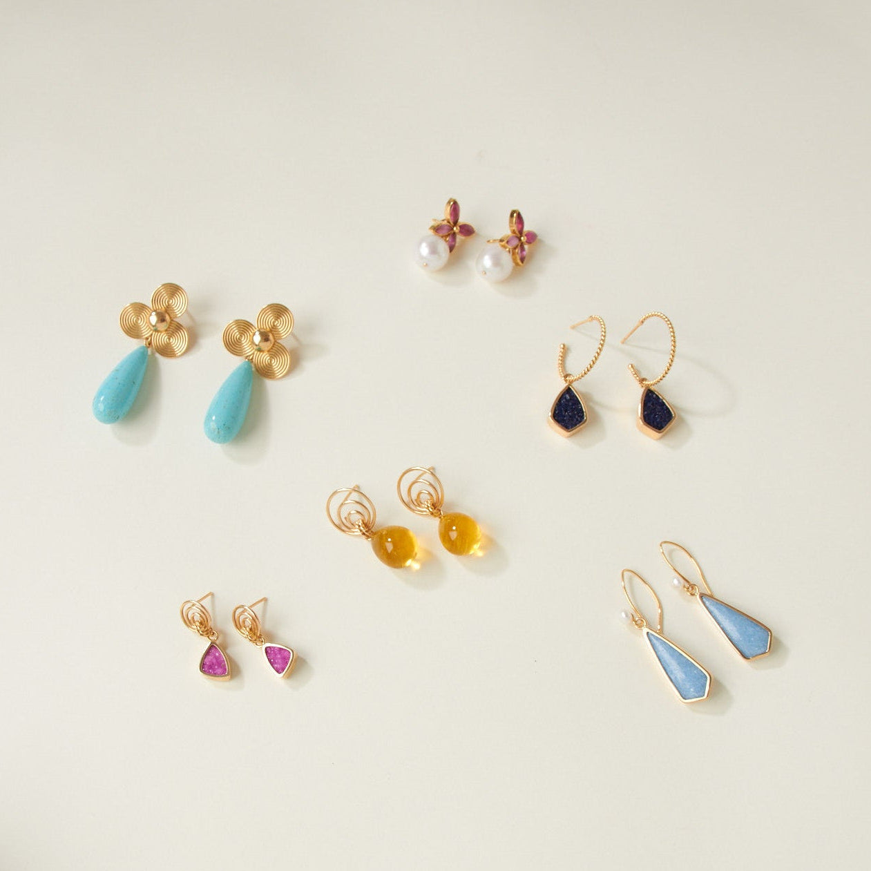 14K Blue Turquoise Kingman Long Teardrop Drops