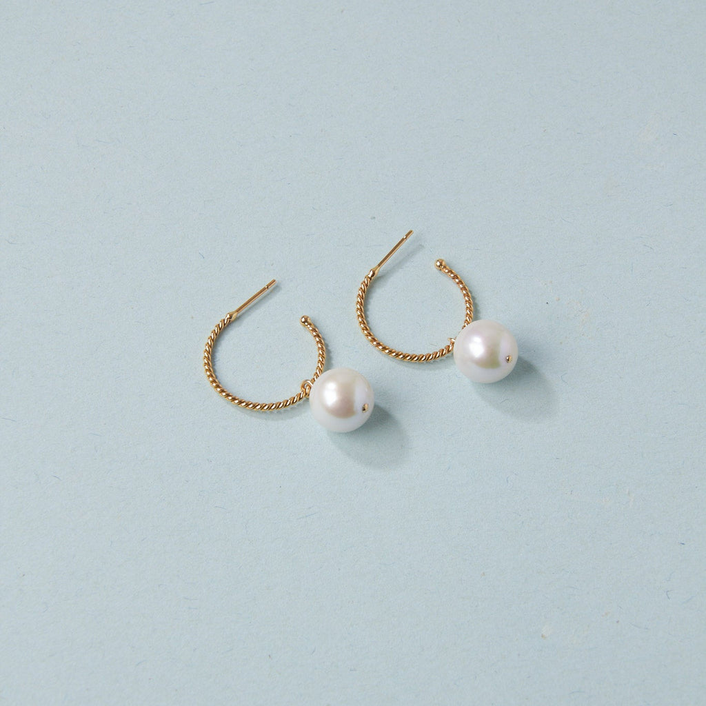 Freshwater Round Baroque Pearl Drops