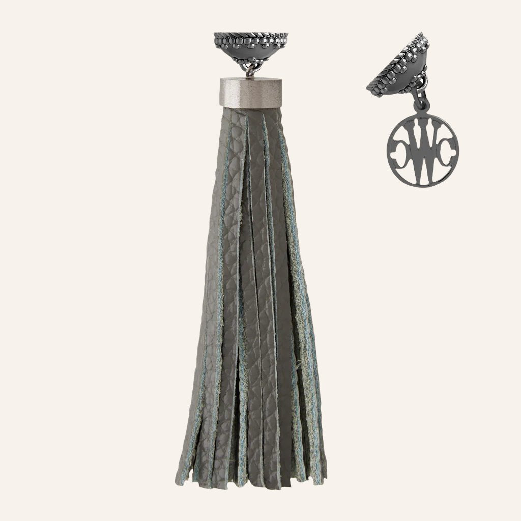 Baja Gray Gunmetal Tassel