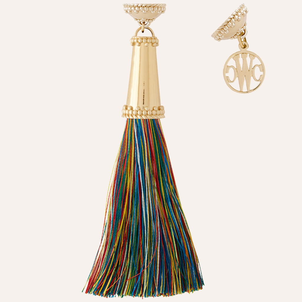 Signature Capri Multi Color Silk Tassel