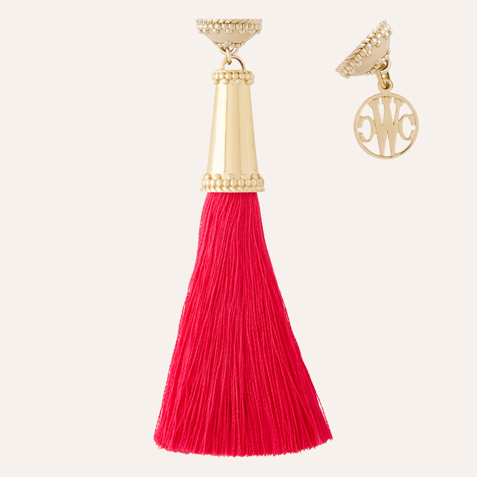 Signature Capri Hot Pink Silk Tassel