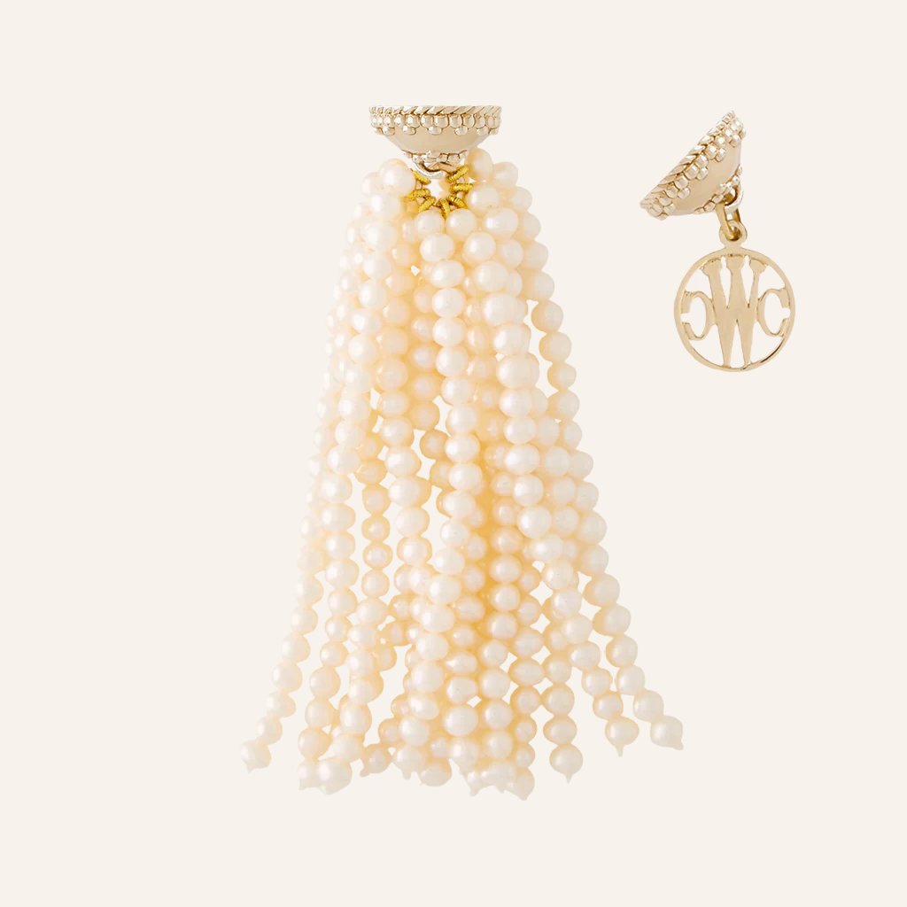 Freshwater White Seed Pearl 3-3.5mm Tassel