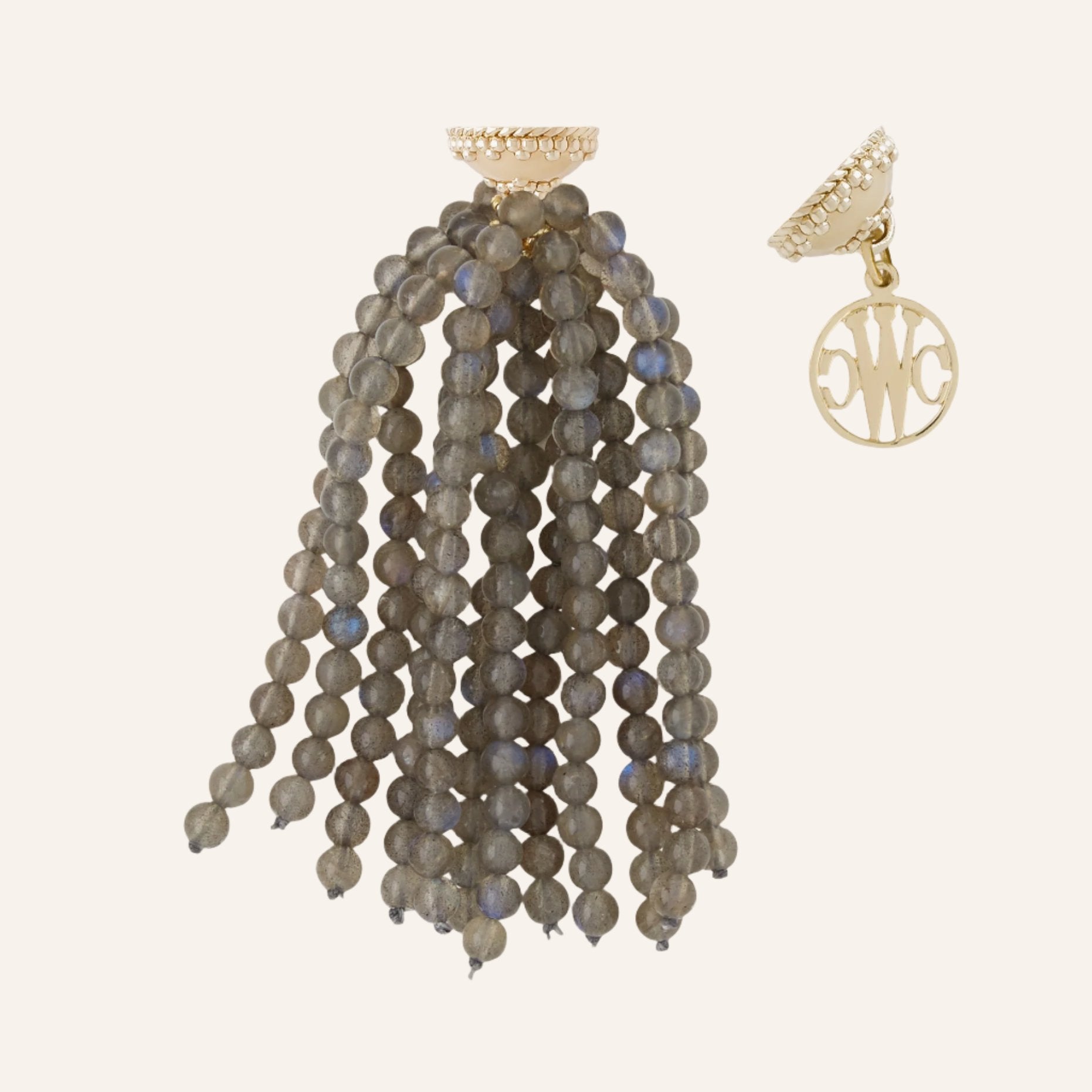 Victoire Labradorite 4mm Tassel