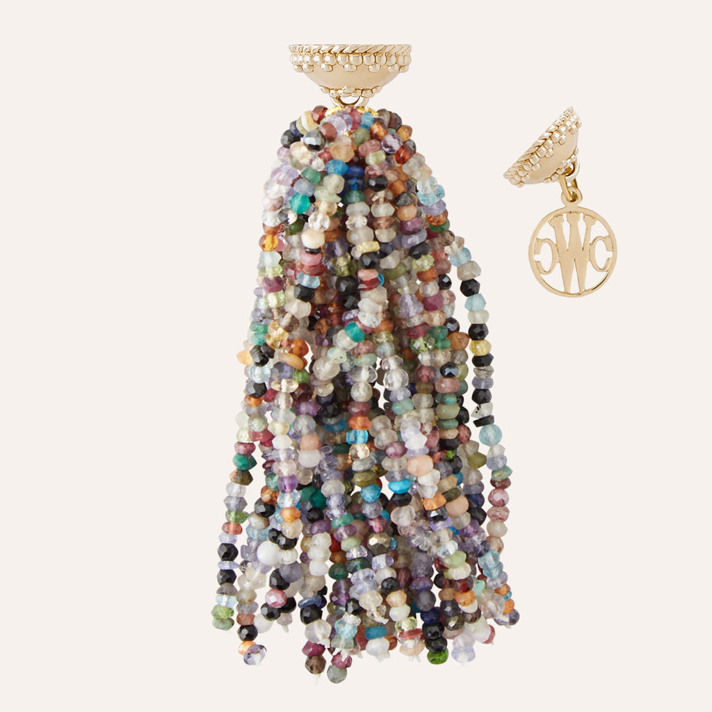 Michel Mosaic Multicolor Multistrand Necklace