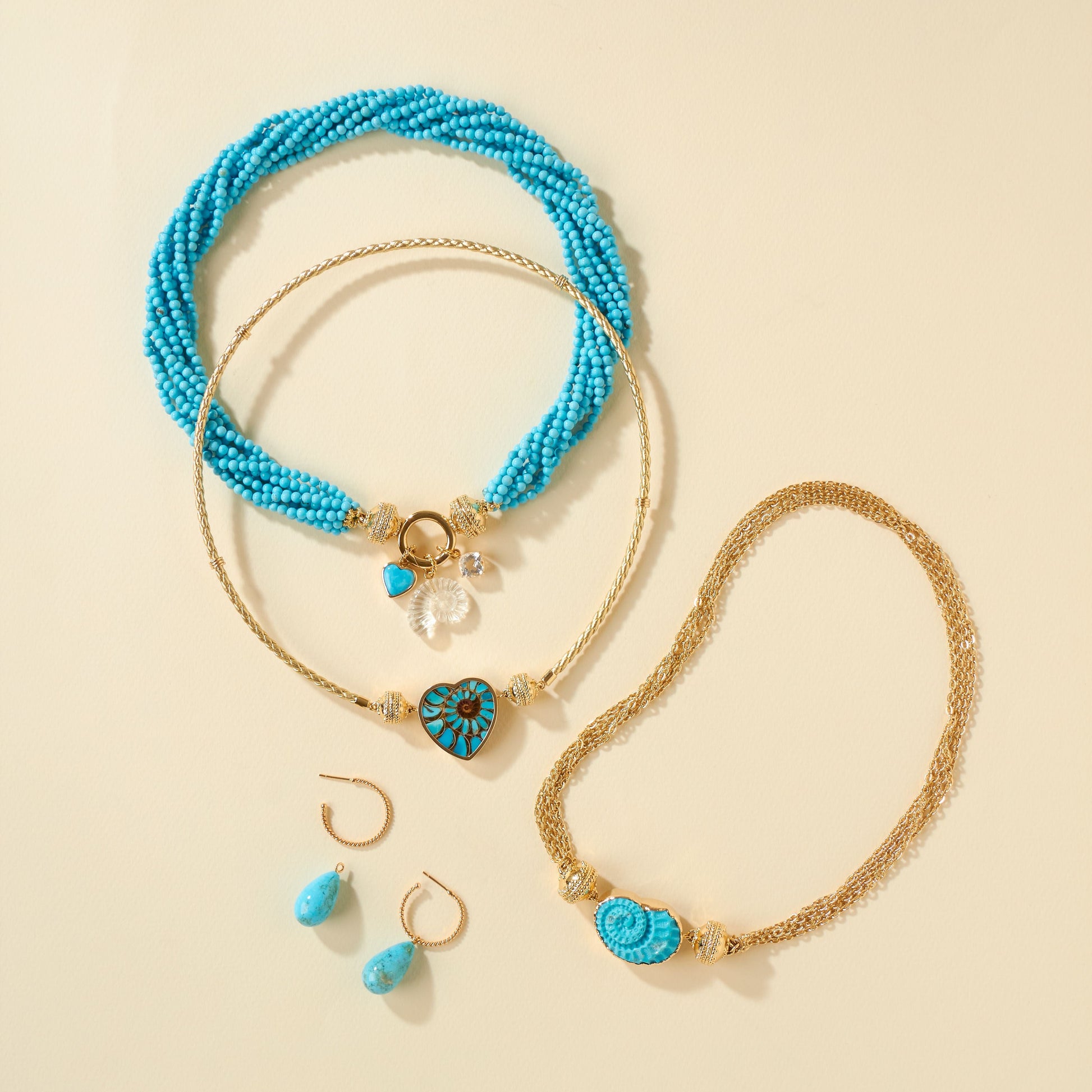 Belden Gold Multi-strand Necklace